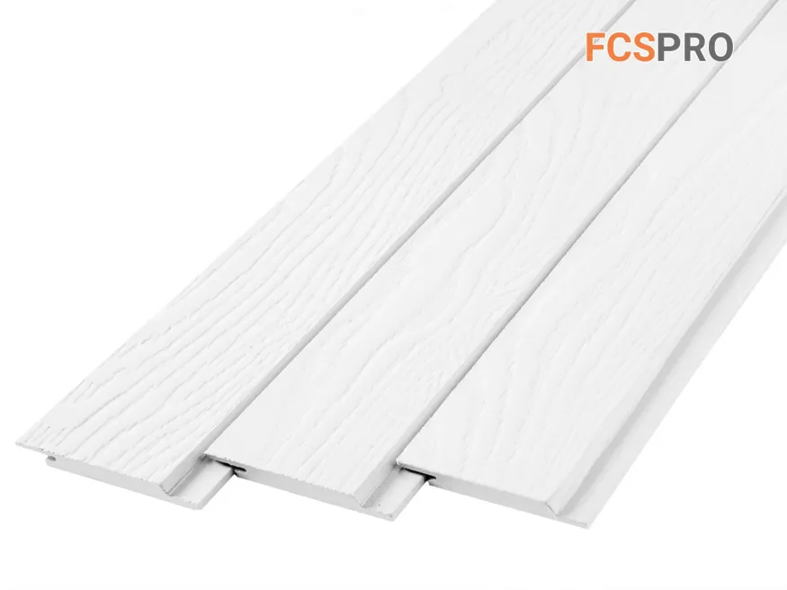 Фиброцементный сайдинг FCSPRO Click Shtil F01 (Белый минерал) купить в Адлере