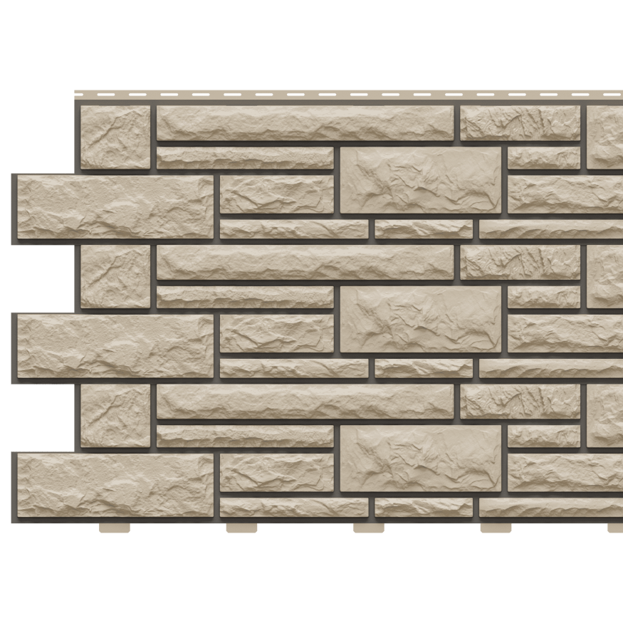 Фасадные панели Доломит, Брусчатка Доломит, Сандал 2000 мм купить в Адлере