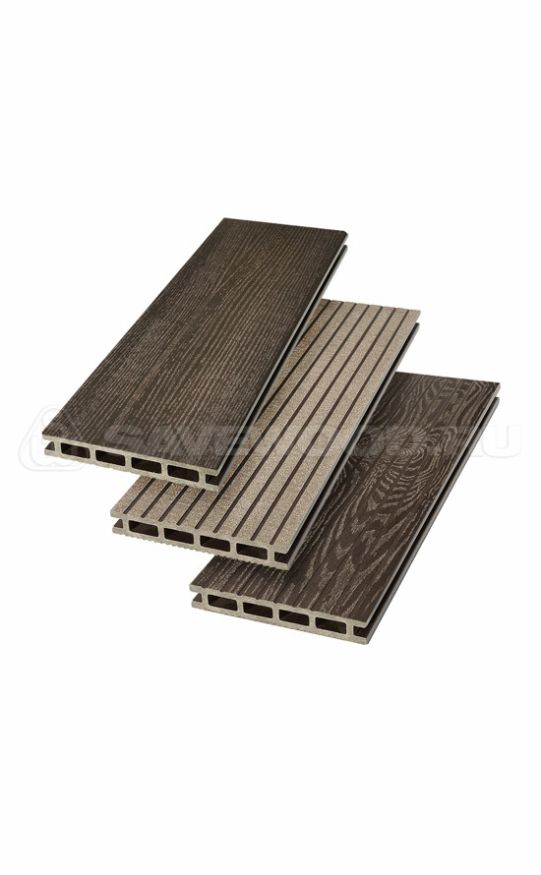 Террасная доска ДПК SaveWood, SW Carpinus (R), Темно-коричневый купить в Адлере
