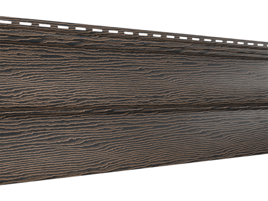 Виниловый сайдинг Ю-пласт TimberBlock Дуб, Мореный купить в Адлере