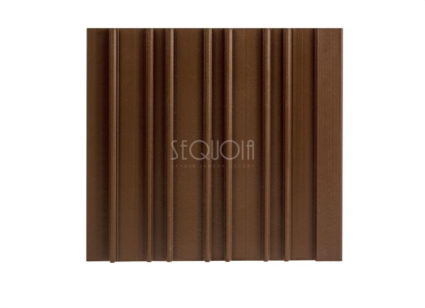 Доска фасадная SEQUOIA co-extrusion Коричневая купить в Адлере