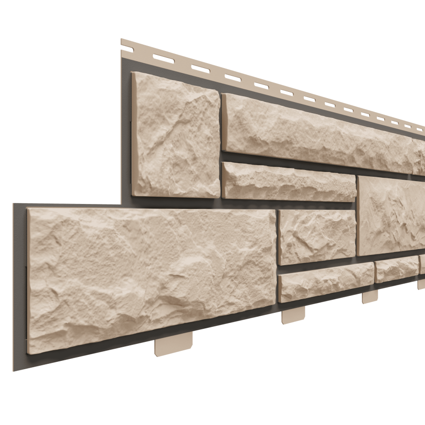 Фасадные панели Доломит, Брусчатка Доломит, Орех 3000 мм купить в Адлере