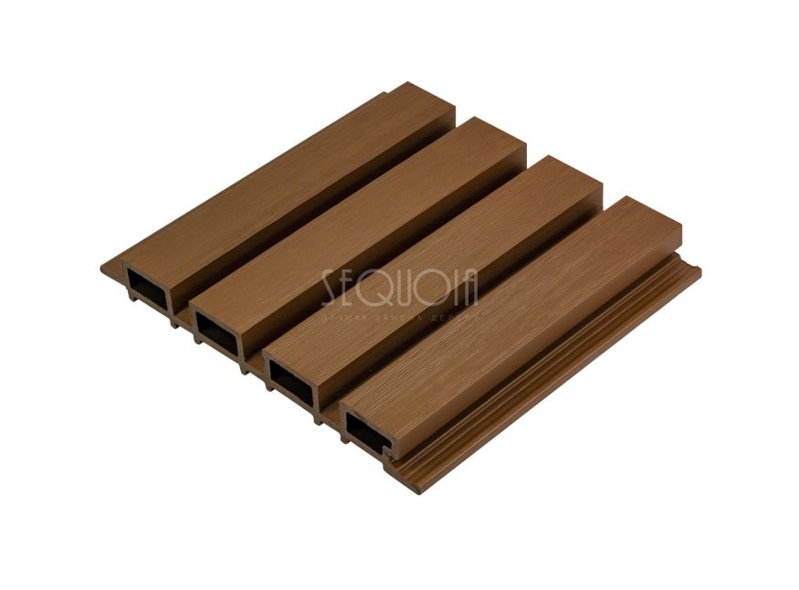 Доска фасадная SEQUOIA co-extrusion Светло-коричневая купить в Адлере