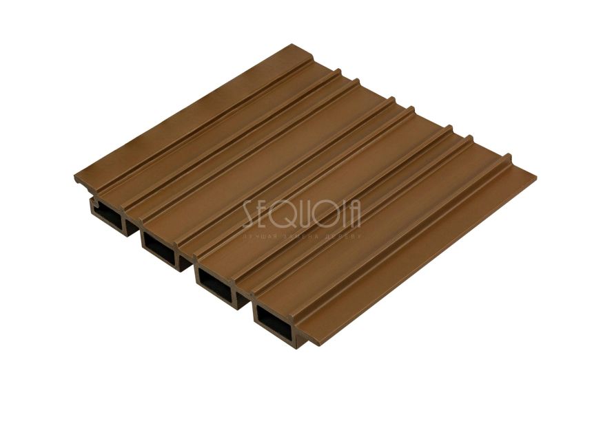 Доска фасадная SEQUOIA co-extrusion Светло-коричневая купить в Адлере