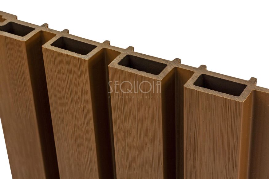 Доска фасадная SEQUOIA co-extrusion Светло-коричневая купить в Адлере