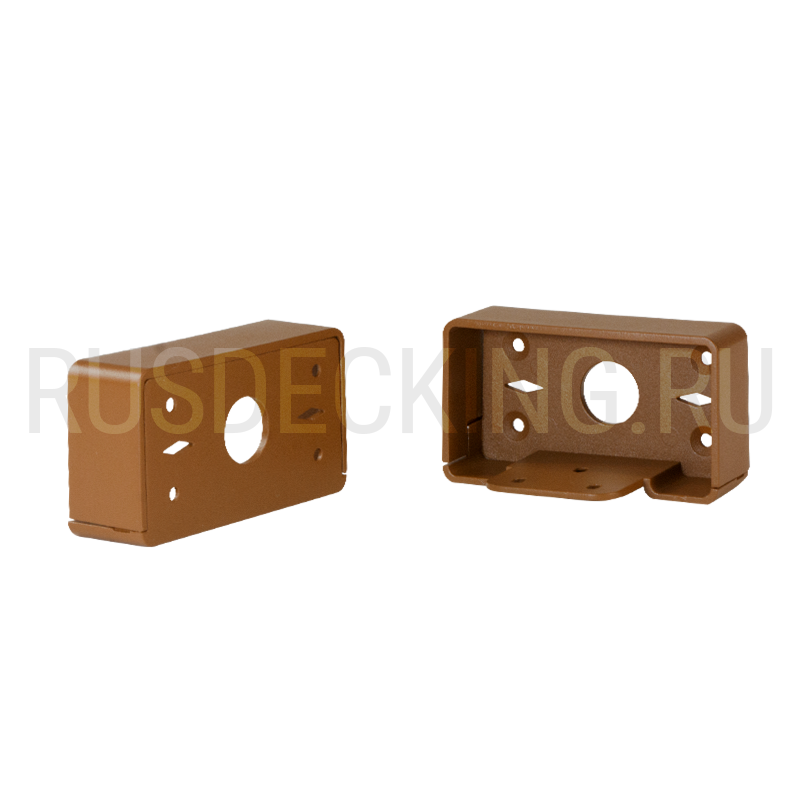 Комплект крепления перил прямое RusDecking Unodeck Орех купить в Адлере