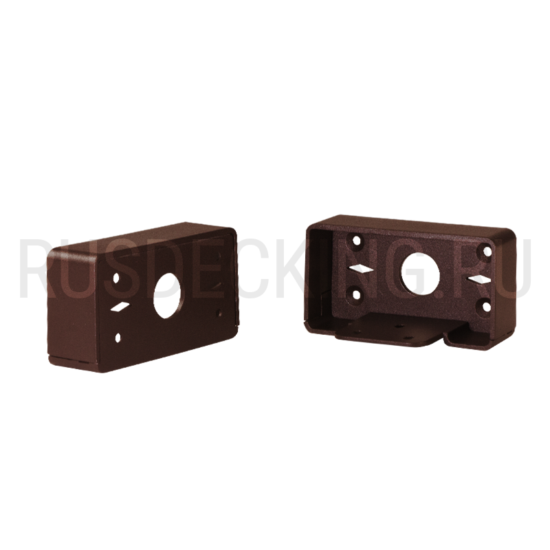 Комплект крепления перил прямое RusDecking Unodeck Венге купить в Адлере