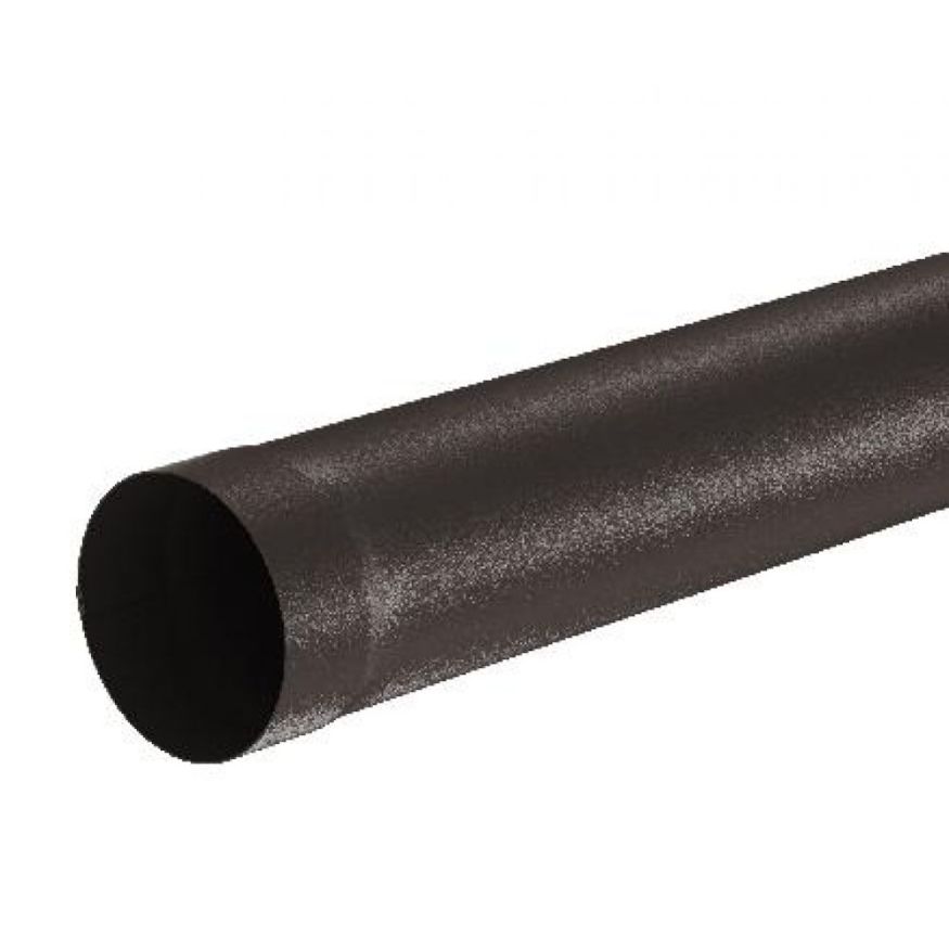 Водосточная труба Aquasystem RR 32, 1.00м, тёмно-коричневый матовый, 125/90. купить в Адлере