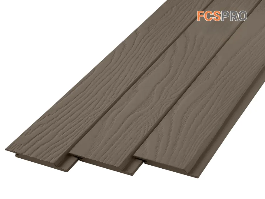 Фиброцементный сайдинг FCSPRO Click Shtil F64 (Серая глина) купить в Адлере