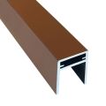 Алюминиевый П-профиль EasyDecking Коричневый купить в Адлере