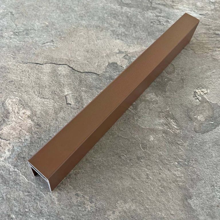 Алюминиевый П-профиль EasyDecking Коричневый купить в Адлере