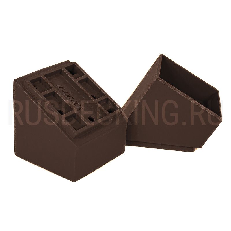 Крепление балясины наклонное RusDecking Unodeck Венге купить в Адлере