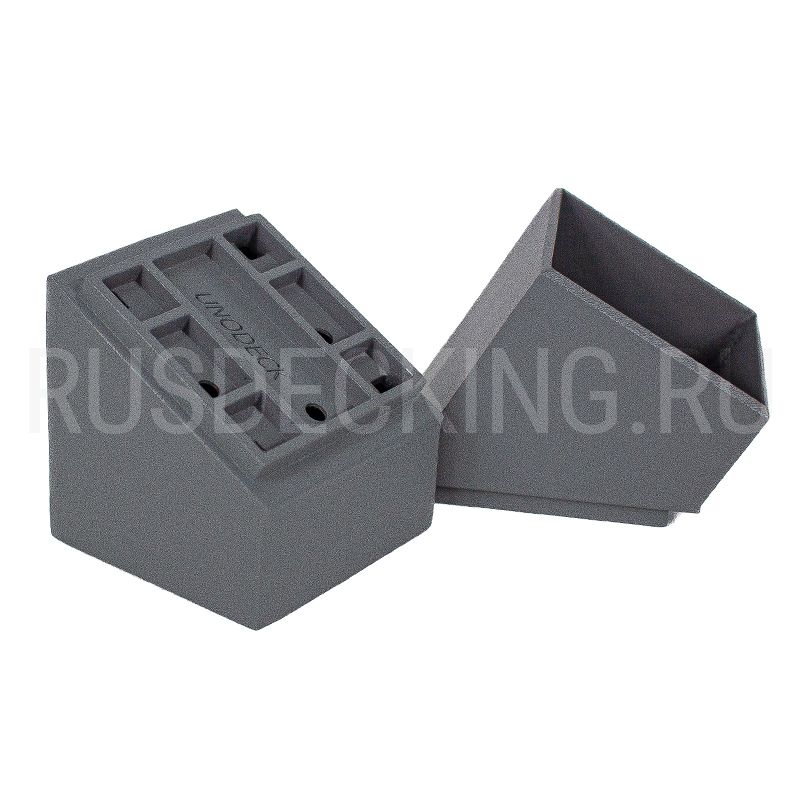Крепление балясины наклонное RusDecking Unodeck Серый купить в Адлере