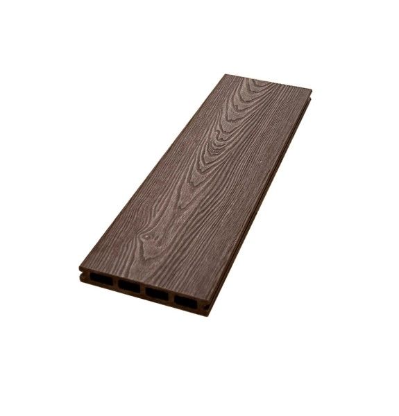 Террасная доска Ecodecking Комфорт 3D Шоколад купить в Адлере