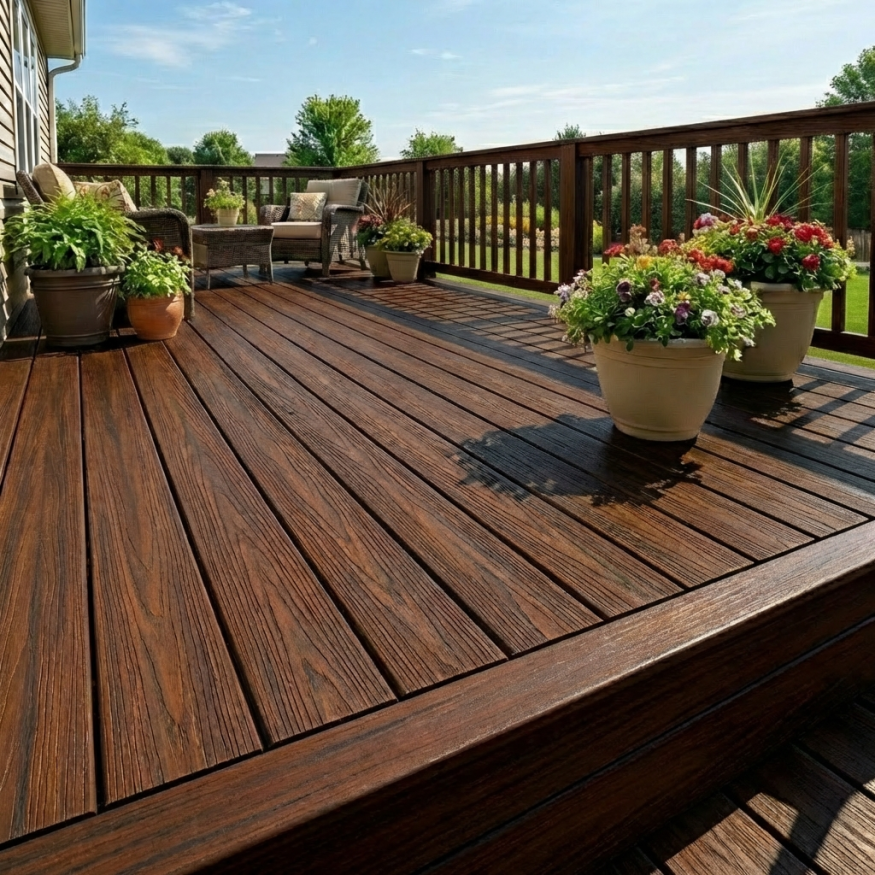 Террасная доска ДПК GardenParkett Табула, Венге купить в Адлере