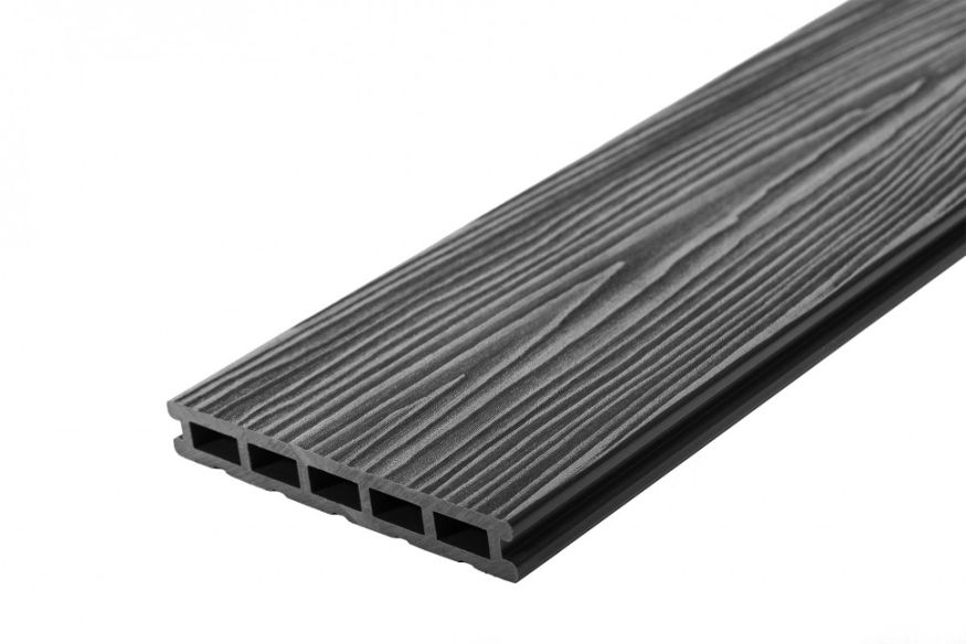 Террасная доска ДПК RusDecking Unodeck Mogano - Графит купить в Адлере