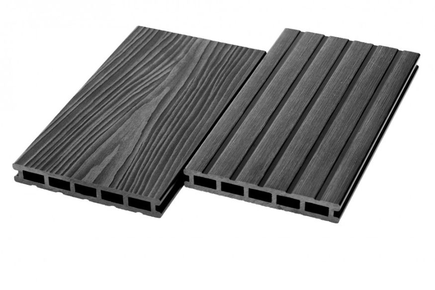 Террасная доска ДПК RusDecking Unodeck Mogano - Графит купить в Адлере