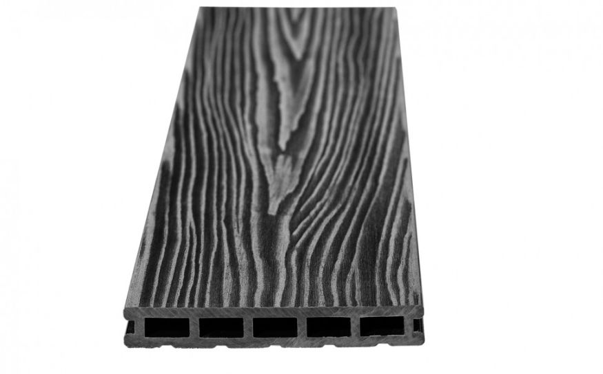 Террасная доска ДПК RusDecking Unodeck Mogano - Графит купить в Адлере