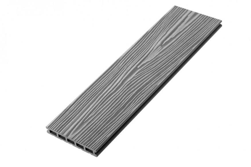 Террасная доска ДПК RusDecking Unodeck Mogano - Серый купить в Адлере