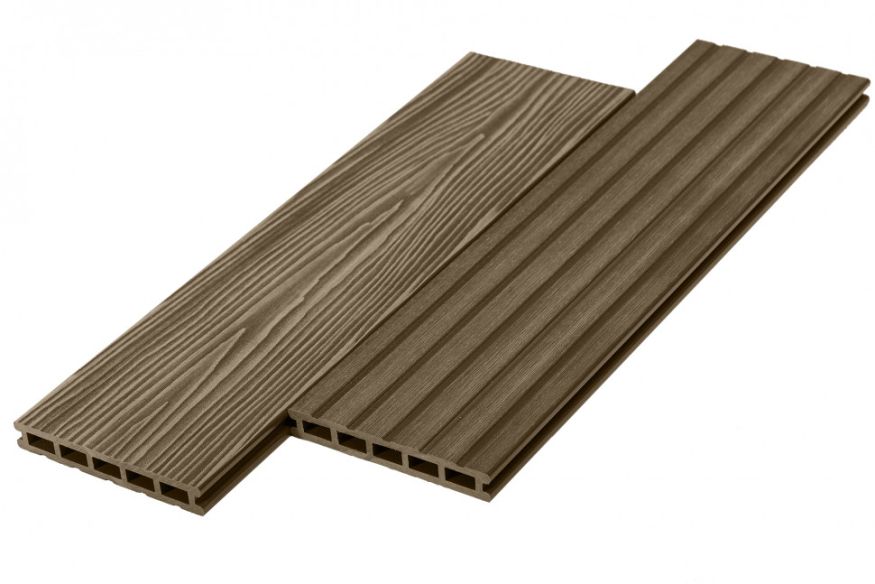 Террасная доска ДПК RusDecking Unodeck Mogano - Орех купить в Адлере