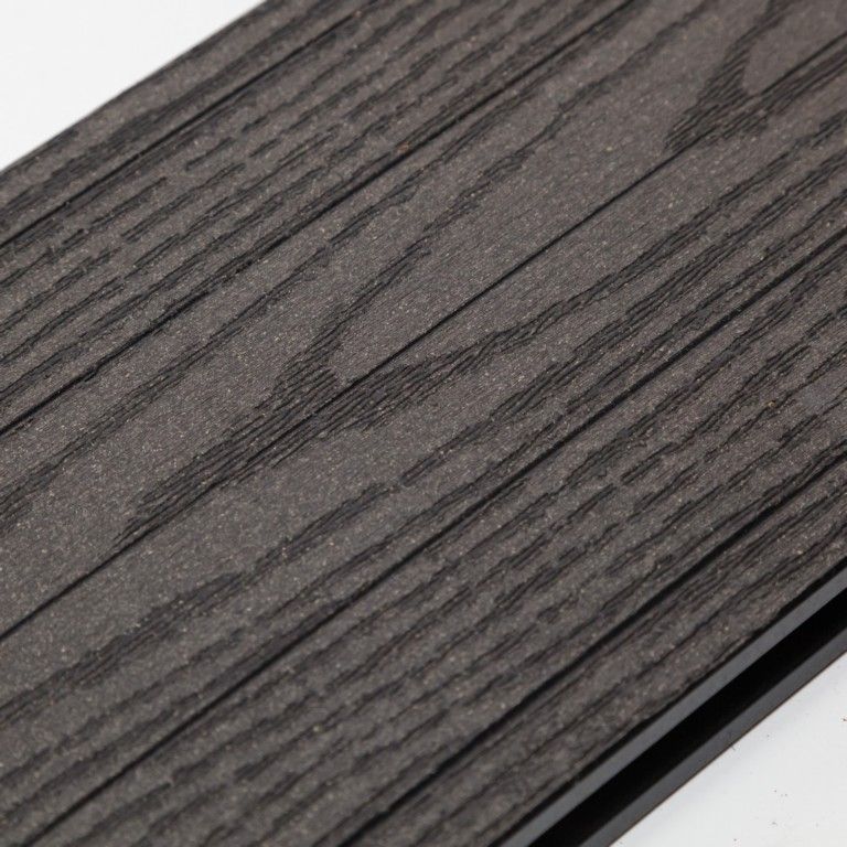 Террасная доска Ecodecking Техно плюс Графит купить в Адлере
