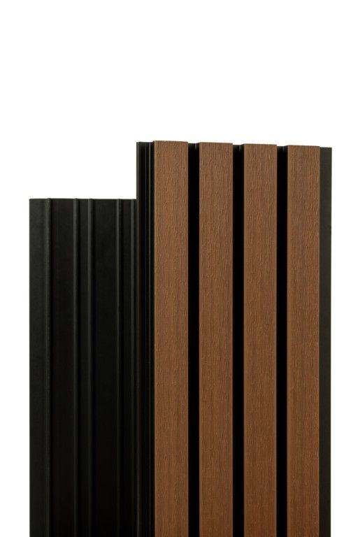 Реечная фасадная панель Ecodecking Скай Коэкструзия Тик купить в Адлере