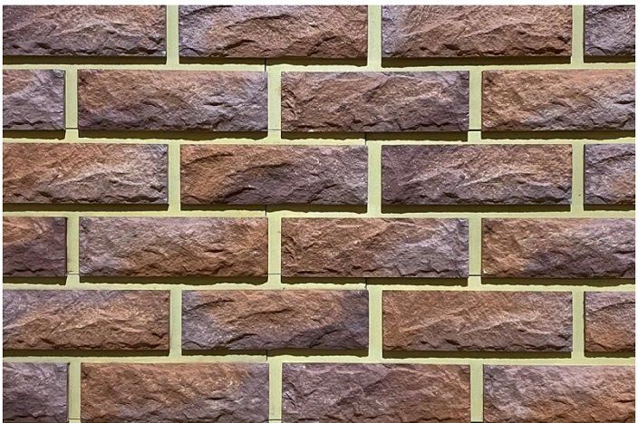 Фиброцементные панели КАНЬОН Сколотый кирпич - 33 купить в Адлере