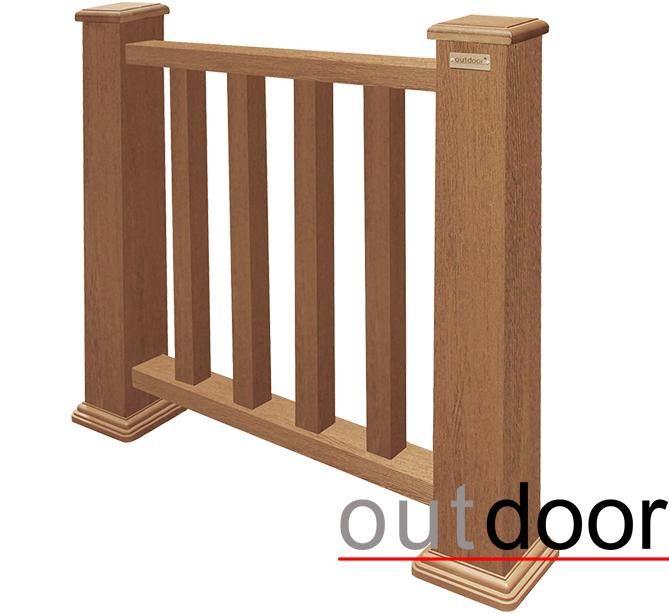 Ограждение из ДПК Outdoor Классик 3D STORM дубовый. купить в Адлере