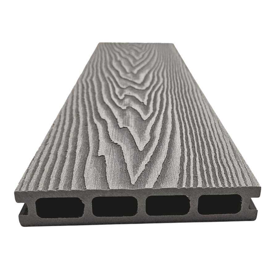 Террасная доска ДПК NanoWood 3D Double Серый купить в Адлере