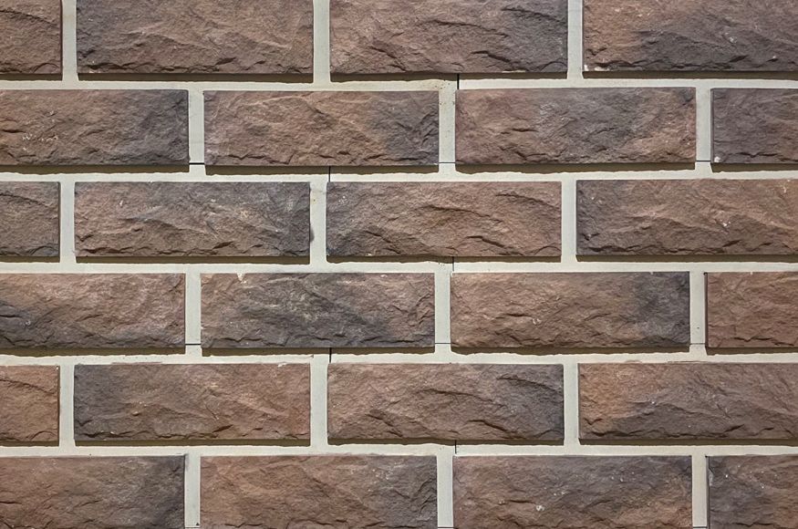 Фиброцементные панели КАНЬОН Сколотый кирпич - 27 купить в Адлере