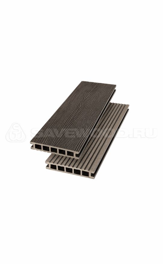 Террасная доска ДПК SaveWood, SW Ornus (R), Темно-коричневый купить в Адлере