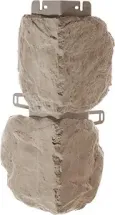 Наружный угол Альта-Профиль Бутовый Камень Нормандский