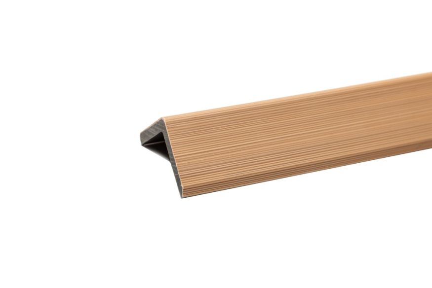 Уголок торцевой Ecodecking Скай коэкструзия Бук купить в Адлере