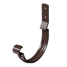 Короткий карнизный крюк Docke Stal Premium, цвет Шоколад.