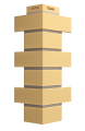 Угол Docke, Standard, Flemish (Флемиш) Жёлтый купить в Адлере