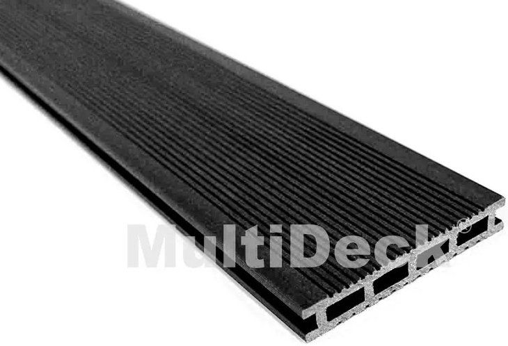 Террасная доска из ДПК MultiDeck Черный бархатный оттенок купить в Адлере