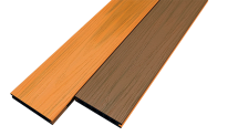 Teak / Latte | Двухсторонняя террасная доска WOODVEX Dual