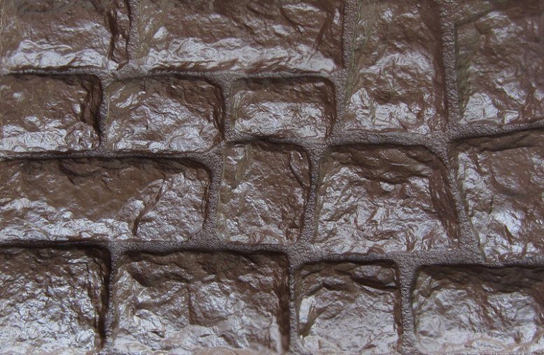Фасадная панель Аэлит Крупный камень Коричневый купить в Адлере