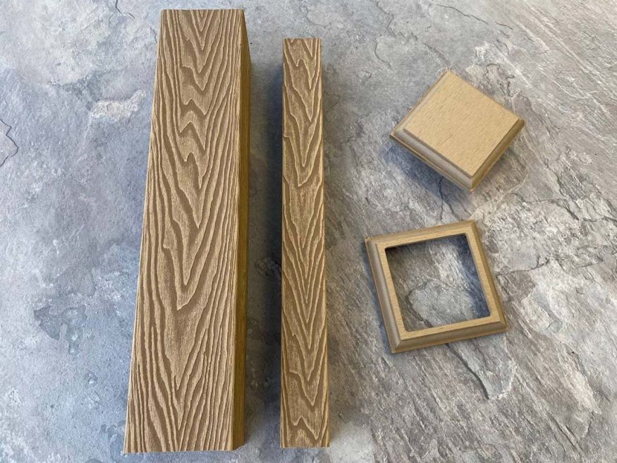 Столб для ограждения из ДПК EasyDecking, Wood-X, Дуб купить в Адлере