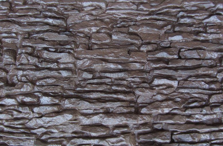 Фасадная панель Аэлит Пласт крупного формата, коричневая. купить в Адлере