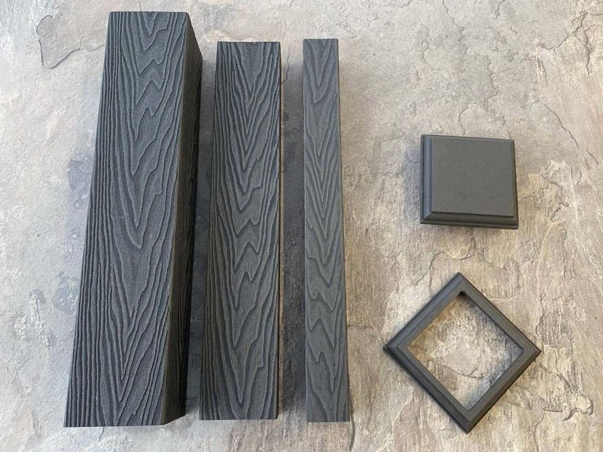 Перила для ограждений из ДПК EasyDecking, Wood-X, Черное дерево купить в Адлере