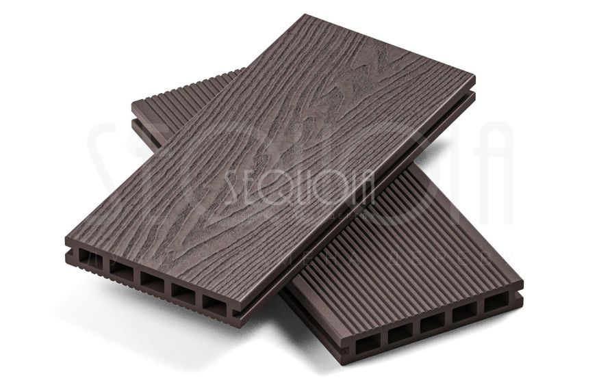 Доска террасная ДПК 3D SEQUOIA Evolution BROWN купить в Адлере