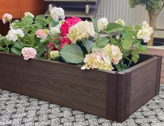 Доска для грядок и клумб из ДПК 3D, 25х150х2950, цвет венге купить в Адлере