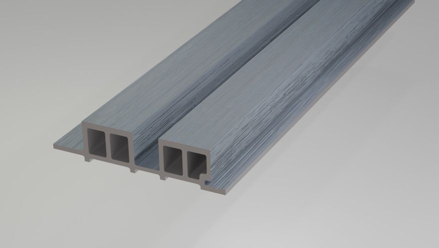 Реечная панель Woodwex, Lines, Light gray купить в Адлере