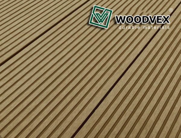 Террасная доска WOODVEX Select из ДПК цвета Кофе купить в Адлере