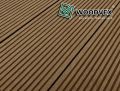 Террасная доска WOODVEX Select из ДПК темно-коричневого цвета купить в Адлере